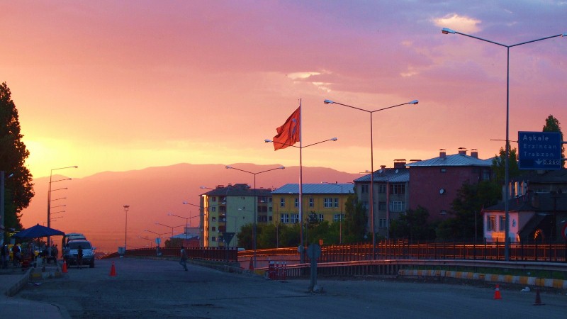 Erzurum, Turquía, Turkey, Sunset