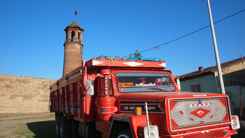 Erzurum, Turquía, Turkey, citadel, truck