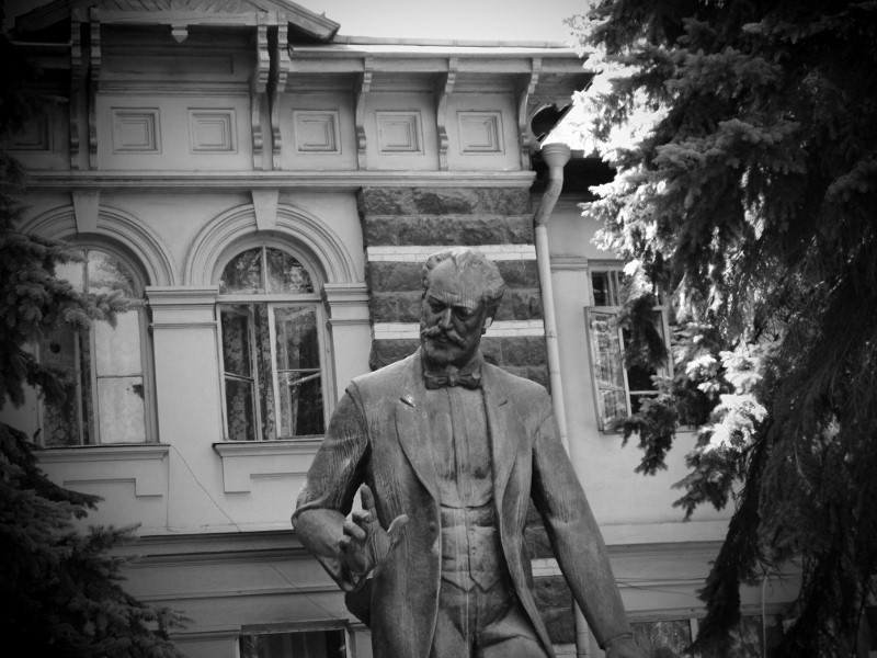 Georgia, Borjomi, statue, estatua