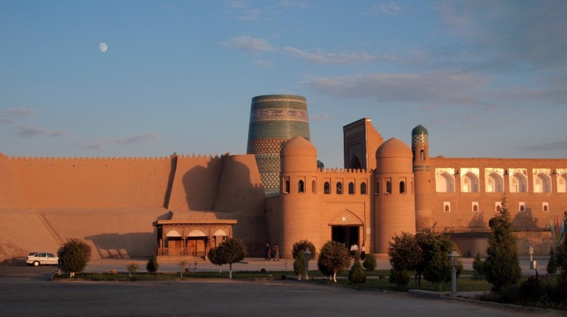 P9202947 Uzbekistan, central asia, Khiva, Ichon Qala, Islom-Hoja, Juma minaret, Kalta