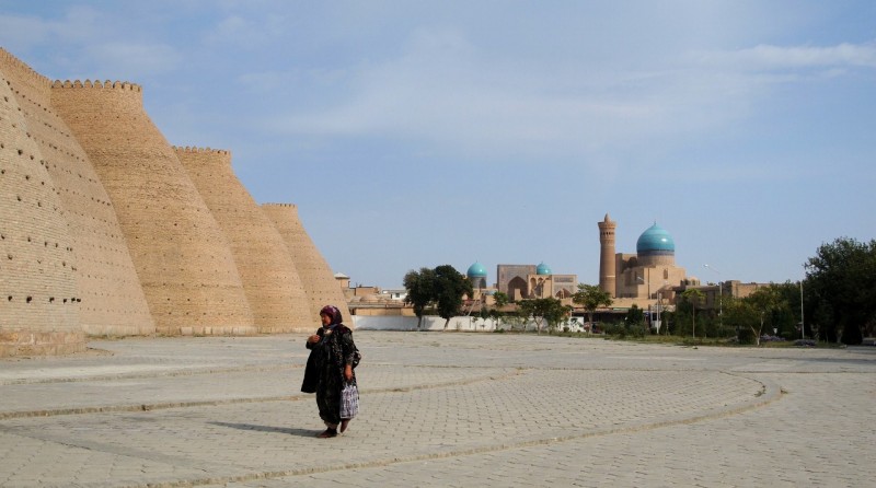 PA073743  Uzbequistan, Bukhara, Central Asia, silk road, ruta seda, ark wall, muralla ark