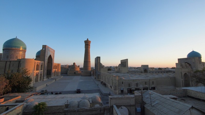 PA083866  Uzbequistan, Bukhara, Central Asia, silk road, ruta seda, Kalyan minaret, minarete de Kalyan