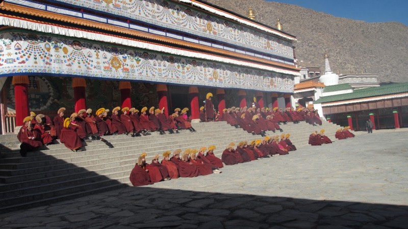 PB216038 Labrang, Xiahe, Buddish, monasterio, monastery, Tibet, China