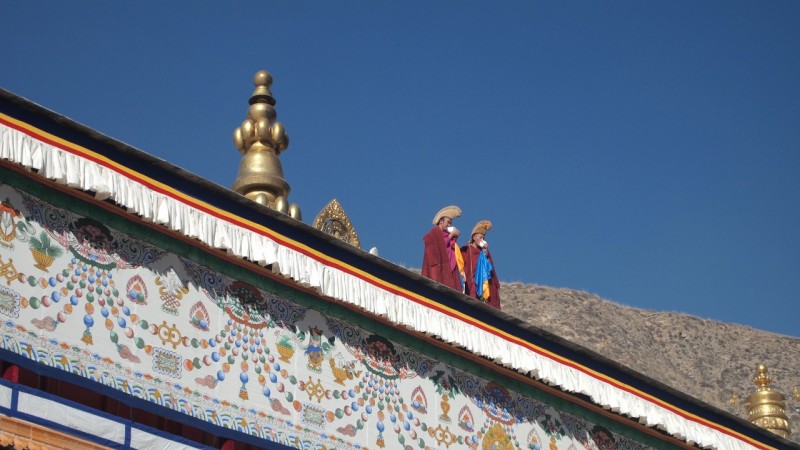 PB216041 Labrang, Xiahe, Buddish, monasterio, monastery, Tibet, China