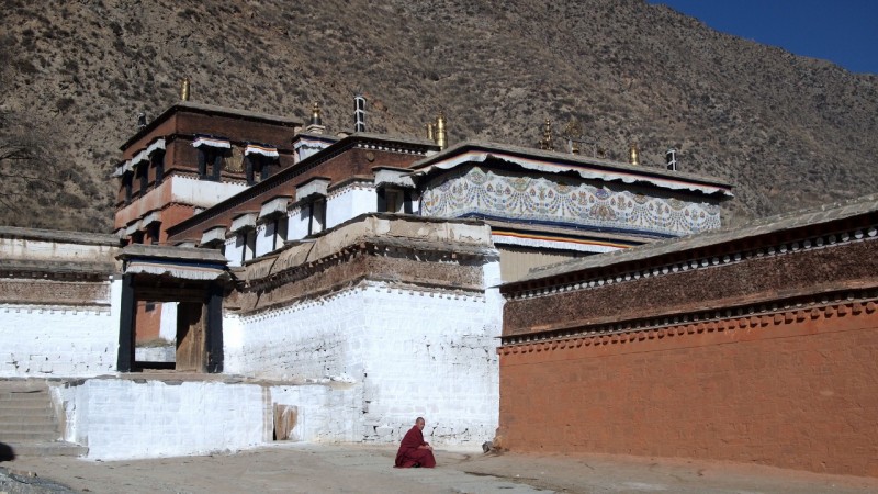 PB216056 Labrang, Xiahe, Buddish, monasterio, monastery, Tibet, China