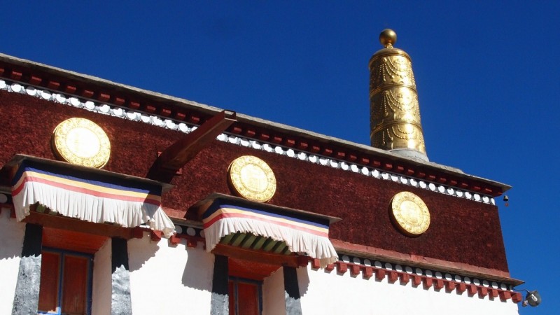 PB216103 Labrang, Xiahe, Buddish, monasterio, monastery, Tibet, China
