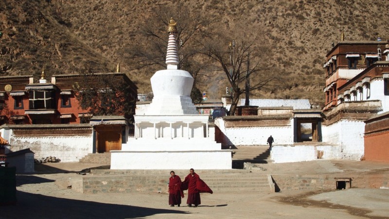 PB216105 Labrang, Xiahe, Buddish, monasterio, monastery, Tibet, China