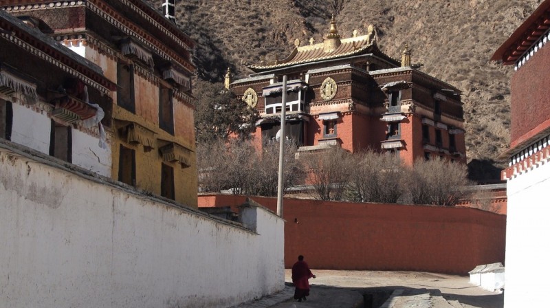 PB216116 Labrang, Xiahe, Buddish, monasterio, monastery, Tibet, China