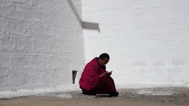 PB216135 Labrang, Xiahe, Buddish, monasterio, monastery, Tibet, China