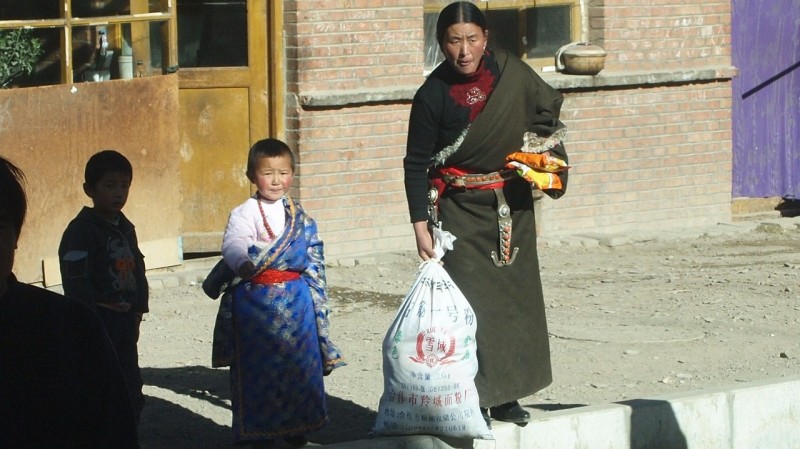 PB216230 Labrang, Xiahe, Buddish, monasterio, monastery, Tibet, China